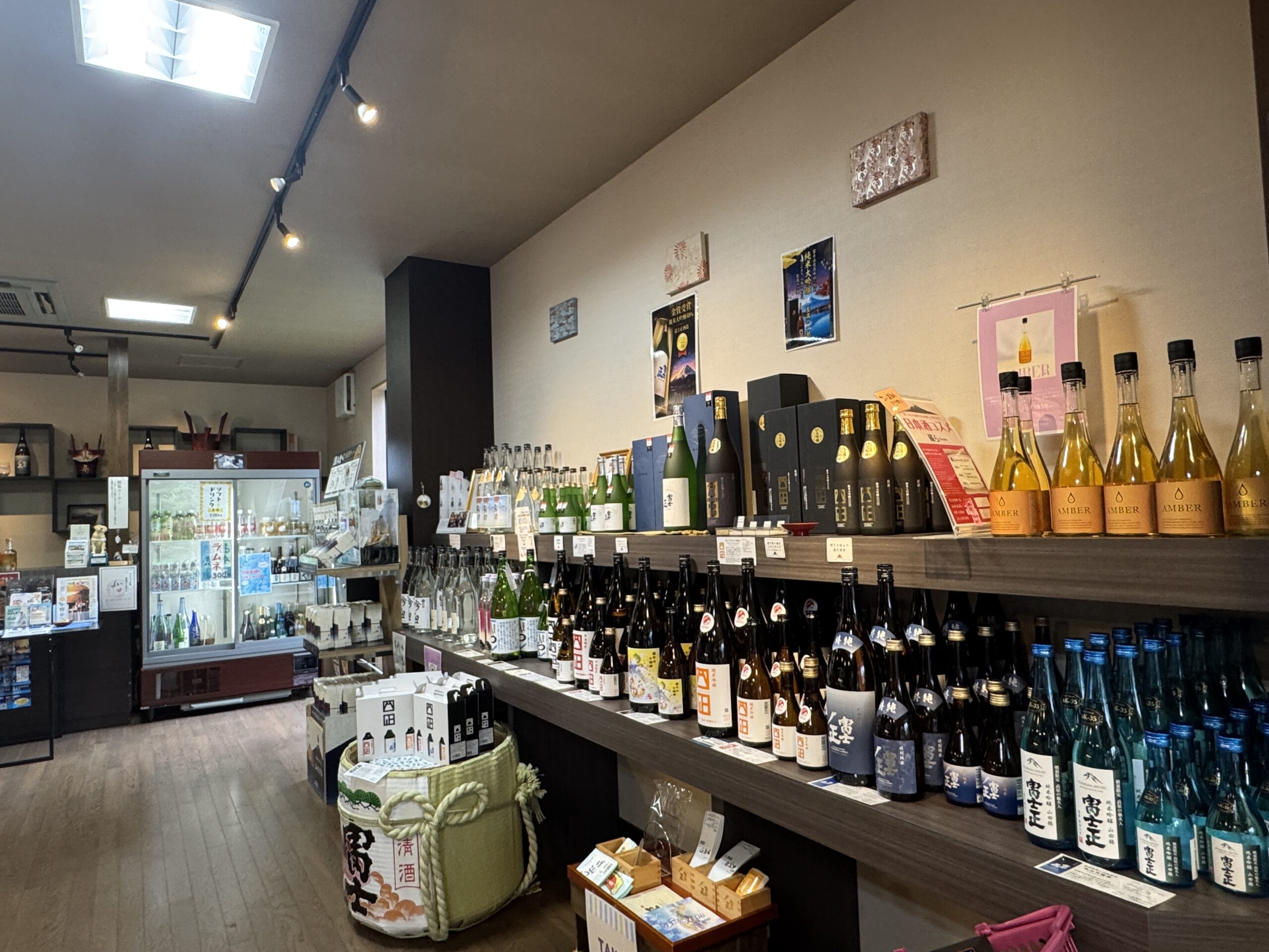 Fujimasa Sake Brewery shop and tasting area